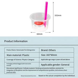 Kit d'expériences scientifiques pour enfants : Extincteur DIY – Matériel pédagogique STEM de physique et de chimie pour élèves du primaire - Product Image 3