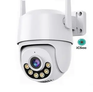 ICSEE Way P 3MP 5MP 8MP PTZ كاميرا واي فاي لاسلكية في الهواء الطلق الأمن اتجاهين P2P قبة IP CCTV