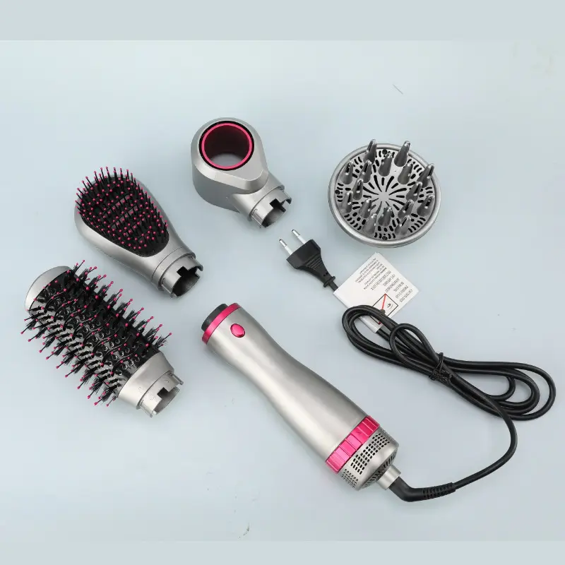 Vamia sèche-cheveux professionnel avec accessoires 3000w salon sans fil 5-en-1 brosse sèche-cheveux à air chaud styler bigoudi brosse sèche-cheveux