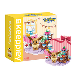 <span class=keywords><strong>Set</strong></span> di Blocchi Keeppley Modello Anime Scena Vacanze Estive 4 Temi Spiaggia Piscina Picnic Campeggio Collezione Giocattolo per Bambini - Product Image 4