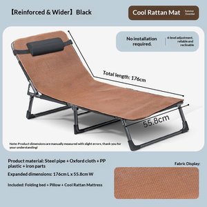 <span class=keywords><strong>Lit</strong></span> <span class=keywords><strong>pliant</strong></span> renforcé robuste le plus vendu 2026 - Cadre robuste supportant une charge de 150 kg pour usage quotidien et extérieur - Product Image 2