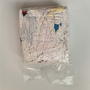 Trapos de Algodón de Grado Industrial con Excelente Poder de Limpieza para Equipos Industriales, Trapos de Camiseta Blancos Impresos - Product Image 1