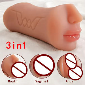 Masturbador Masculino de TPE Impermeable, Color Piel Realista, Combinación Anal y Oral, Experiencia Sexual Mejorada, Tacto Real - Product Image 2