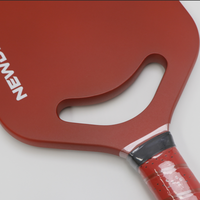 Raquette de pickleball en fibre de carbone sans bordure, noyau en nid d'abeille, manche court, thermoformée, 16 mm, légère