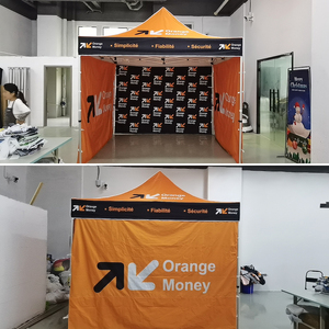 Tente de stand publicitaire extérieur sur mesure 10x10ft 10x20ft la plus populaire, avec structure en aluminium et toile Oxford, pour branding sportif - Product Image 3