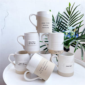 <span class=keywords><strong>Tazze</strong></span> Personalizzate <span class=keywords><strong>con</strong></span> <span class=keywords><strong>Scritte</strong></span>, Forma Irregolare Scolpita a Mano <span class=keywords><strong>con</strong></span> Fondo Opaco Non Smaltato - Product Image 1