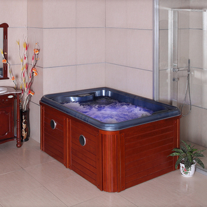 Jacuzzi <span class=keywords><strong>Hidromasaje</strong></span> Económico para Exteriores, Spa para Baño, Jacuzzi Interior para 2 Personas con 2 Reposabrazos - Product Image 3