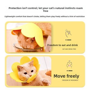 Collier de Stérilisation Anti-Léchage Elizabeth pour <span class=keywords><strong>Chat</strong></span>, Taille Ajustable, pour Chats British Shorthair et Chiens, Fournitures pour Animaux de Compagnie - Product Image 3