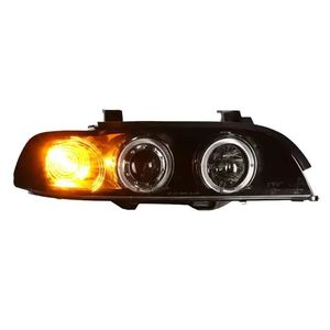 Modifica gruppo faro auto LED guida indicatori di direzione obiettivo abbaglianti e anabbaglianti <span class=keywords><strong>520i</strong></span> per <span class=keywords><strong>BMW</strong></span> serie 5 <span class=keywords><strong>E39</strong></span> 1995-2003 - Product Image 2