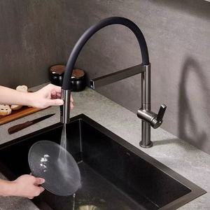 <span class=keywords><strong>Grifo</strong></span> <span class=keywords><strong>de</strong></span> <span class=keywords><strong>Cocina</strong></span> Magnético Giratorio 360 Grados, Flexible y Moderno, <span class=keywords><strong>de</strong></span> Aleación <span class=keywords><strong>de</strong></span> Cobre, 3 Modos <span class=keywords><strong>de</strong></span> Rociado, Acabado PVD, Monomando <span class=keywords><strong>de</strong></span> Agua Fría y Caliente - Product Image 5