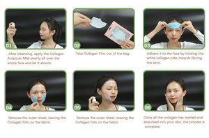 <span class=keywords><strong>Film</strong></span> de visage de collagène de peptide soluble dans l'eau coréen et anti-rides de masque de brume - Product Image 4