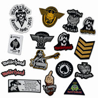 Écussons brodés vintage de groupe de rock heavy metal, badges thermocollants ou à coudre pour vestes, adaptés aux vêtements et aux chapeaux