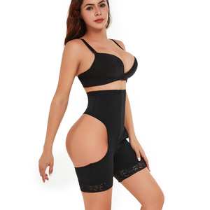 Shapewear une pièce à découpes en dentelle, taille haute, boutonné, grande taille, rehausseur de fesses, <span class=keywords><strong>sexy</strong></span>, embellissant les fesses - Product Image 2