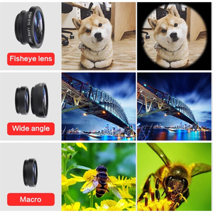 Kit <span class=keywords><strong>de</strong></span> lente <span class=keywords><strong>de</strong></span> cámara <span class=keywords><strong>para</strong></span> teléfono móvil 3 en 1 Lente <span class=keywords><strong>de</strong></span> <span class=keywords><strong>ojo</strong></span> <span class=keywords><strong>de</strong></span> <span class=keywords><strong>pez</strong></span> macro gran angular Universal <span class=keywords><strong>para</strong></span> teléfonos inteligentes - Product Image 6