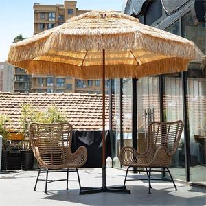 Haute qualité en stock <span class=keywords><strong>grand</strong></span> <span class=keywords><strong>parasol</strong></span> de plage extérieur chaume gazebo <span class=keywords><strong>parasol</strong></span> de <span class=keywords><strong>paille</strong></span> dans un style rétro naturel - Product Image 3