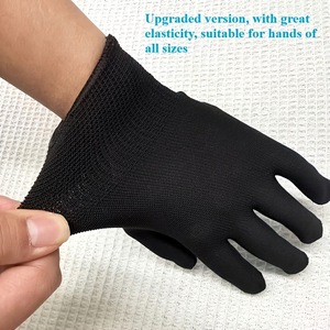 Guantes de aseo para gatos TPR, 4 unidades, 2 pares, rosa, azul, para gatos de pelo largo, eliminación de pelo, cuidado de mascotas - Product Image 3