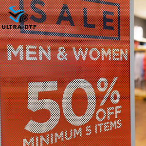 Autocollant de fenêtre <span class=keywords><strong>micro</strong></span>-intérieur blanc <span class=keywords><strong>perforé</strong></span> en PVC auto-adhésif, film mat brillant, vision unidirectionnelle, <span class=keywords><strong>vinyle</strong></span> pour fenêtre - Product Image 3