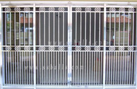 Accessoires de porte en acier inoxydable SS 304, design industriel écologique, résistants à la rouille, décoratifs, pour portails