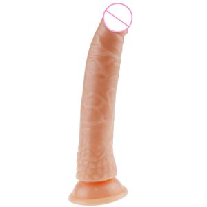 Venta caliente Multi-color Dildo Mujer Simulación Dildo Transparente Dildo Adultos Juguetes Sexuales - Product Image 1