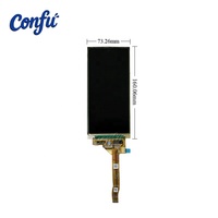 Layar AMOLED Fleksibel CONFU 6,67 Inci 2400*1080, Layar 3D Tanpa Kacamata, Resolusi Tinggi, Laju Penyegaran Tinggi, 2K MIPI AD Board