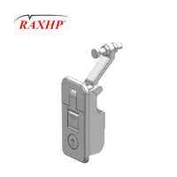 Serrure à bouton-poussoir en alliage de zinc et acier de haute qualité pour boîtier électrique, loquet de porte de panneau plat, vis de panneau d'armoire industrielle