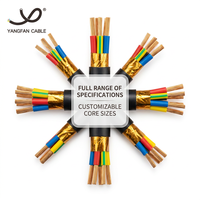 Cable de Alimentación Flexible Resistente al Fuego Cu/XLPE/PVC de 4 Núcleos, 0.6/1kV, Cable Eléctrico de Cobre con Aislamiento XLPE Ignífugo