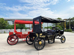 Voiture de tourisme à batterie certifiée CE, pneus résistants à l'usure, conduite stable, chariot à chevaux vintage - Product Image 2