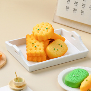 3D Miniature Resin Cookie Crafts Simulation <b>Biscuit</b> Charms for Dollhouse, Fairy Garden, DIY Slime & Jewelry Making - Product Image 4
