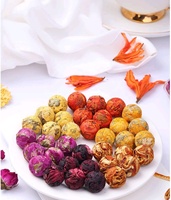 KAIYANGE Thé aromatisé Fleurs séchées Pétales de rose Boule à thé Dragon Emballage Pack Santé Vide Type ISO Place ball Thé en fleurs