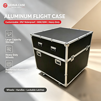 Flight case en aluminium personnalisable, fabrication directe d'usine, OEM, divers types d'instruments, équipement, ODM, étui personnalisable, étui à outils, 10U-20U