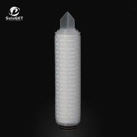 ENPP Series 10 Inch 0.1/0.2/0.45/1/3/5 mikron 68 mm PP Pleated Filter Cartridge pengganti untuk Pall Polyfine