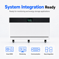 Batería Solar de Suelo LiFePO4 de 30kWh 51.2V 600Ah 200A, Sistema de Almacenamiento de Energía Doméstica para Distribuidores Solares