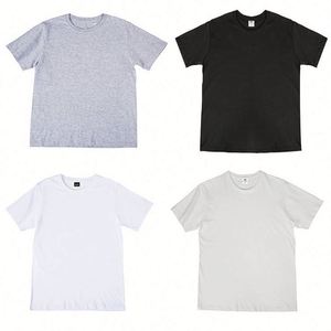 Wholesale Custom Oversized Cotton Polyester T-<b>Shirt</b> for Men Unisex Embroidery 150gsm Blank Color White - Product Image 2