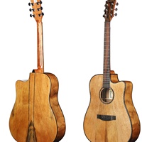 Personnalisé 41 "Guitare acoustique 6 cordes en bois naturel Prix de la guitare acoustique brillante