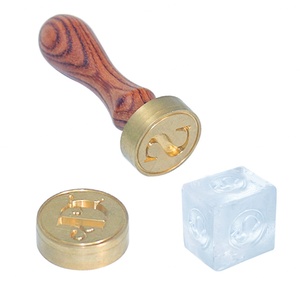 Molde de Hielo Personalizado con Logotipo, Sello de Hielo de Latón para Bar, Estampado Estándar para Whisky, Moldeado de la Superficie de los Cubos de Hielo - Product Image 1