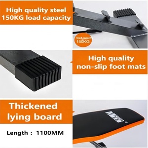 Banc de gymnastique à domicile à inclinaison réglable, banc de siège d'haltères à vendre, corps de <span class=keywords><strong>Fitness</strong></span> en cuir métal OEM acier Style salon - Product Image 6