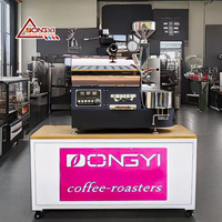 Tostadora de Café Dongyi Boutique 2026 de Haute Qualité, 1Kg, Tambour à Double Paroi en Acier Inoxydable 310SUS, Petit Modèle de Torréfaction pour Usage en Café