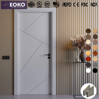 Porte intérieure en bois MDF moderne personnalisable EOKO pour les constructeurs, pour appartements, vente en gros