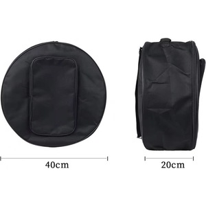 Échantillon gratuit : Sac de rangement compact et résistant pour cymbales, pochette de transport pour instrument, idéal pour les batteurs en voyage - Product Image 3