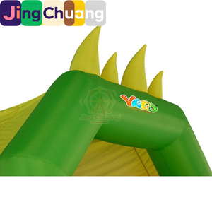 Offre Spéciale : Trampoline <span class=keywords><strong>Gonflable</strong></span> JingChuang avec Toboggan Dinosaure et Château Ludique en Tissu Oxford 530x260x310CM pour Usage Commercial - Product Image 3
