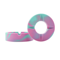 Cendrier à cigares Cendrier en silicone avec couvercle Logo OEM Intérieur incassable résistant aux brûlures Cendriers décoratifs pour cigares Cendrier à cigarettes