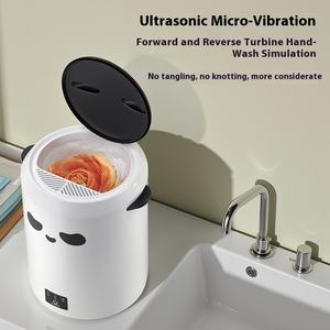 Mini <span class=keywords><strong>Lavadora</strong></span> Eléctrica Plegable Semiautomática Estilo <span class=keywords><strong>Panda</strong></span>, Luz Azul, Ahorro de Energía, Portátil, Ecológica - Product Image 5
