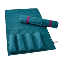 Durable American Mahjong Rack and Roll Sets Sac de rangement en nylon pour accessoires Mahjong 4 Racks