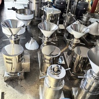 Broyeur à noix commercial pour la production de beurre de cacahuètes et de pâtes de noix, machine motorisée 220/380V pour les usines de snacks