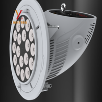 18 pièces 15W Lemon RGBL LED Par Can 15/25/45 °   Projecteur de scène