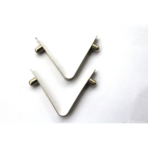 Collier de serrage double tube Jin Yi 6 mm en acier inoxydable poli en forme de V pour le positionnement des tubes, usage industriel général - Product Image 2