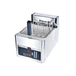 Digital controlled electric donut deep fryer machine/belshaw donut fryer/churro machine and fryer