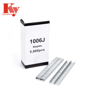 11,2 mm kroon <span class=keywords><strong>1</strong></span>/<span class=keywords><strong>4</strong></span> inch verzinkt roestvrij staal fijne draad nietje meubel bankspeld 10J nietje 1006J - Product Image 2