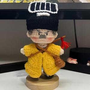 Vente directe usine : Porte-clés poupées LinZhengying au crochet, pendentifs personnalisés, ornements de sac à dos, porte-clés tricotés personnalisés - Product Image 5