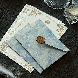 Enveloppes en papier nacré texturé cuir gaufré créatif et épaissi, avec logo estampé or, pour publicité et vente en gros - Product Image 2